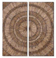 Настенный декор Lanciano Wood Wall Panels, S/2