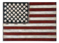 Настенный декор American Flag Metal Wall Decor