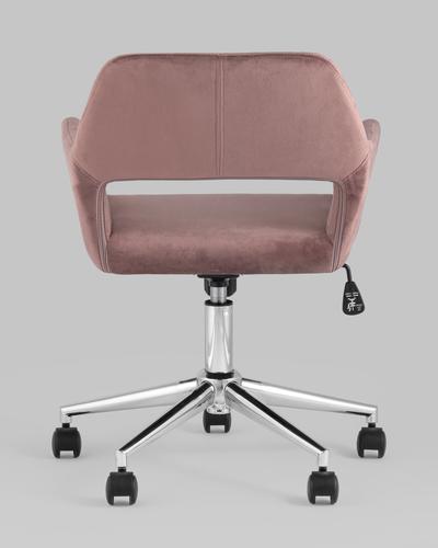 Кресло офисное Ross велюр розовый, spektrum-mebel.ru