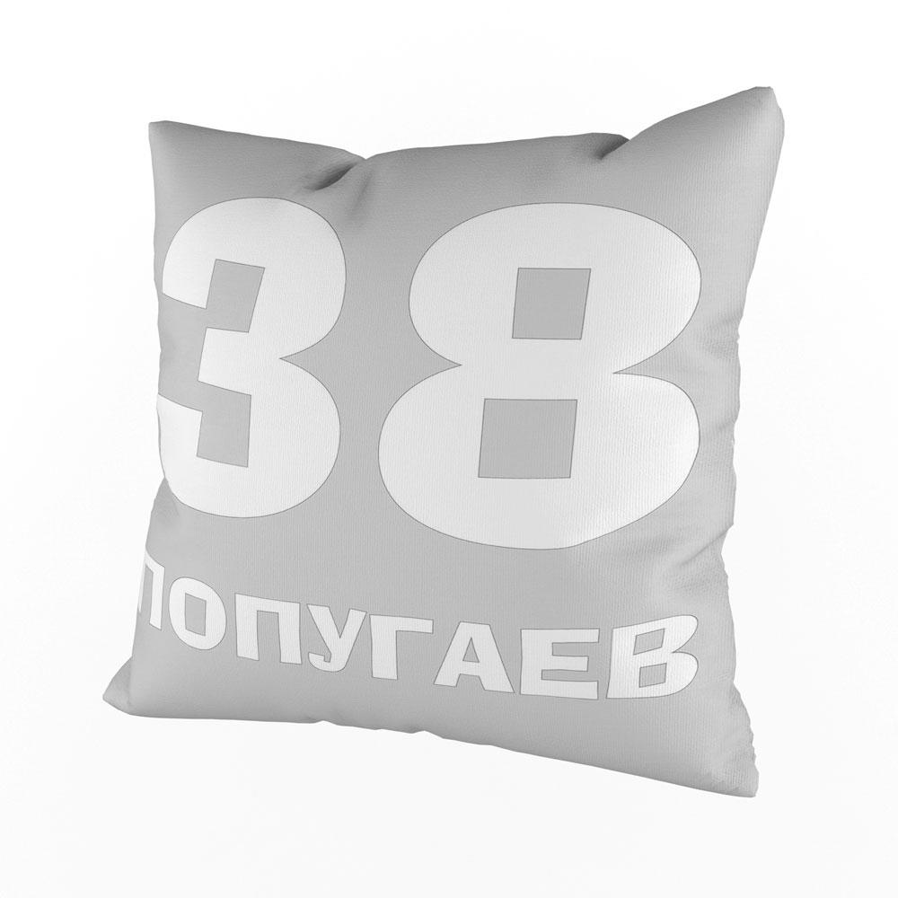 Декоративная подушка Попугай серый, spektrum-mebel.ru