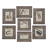 Картина Snakes Under Glass Framed Prints, S/7