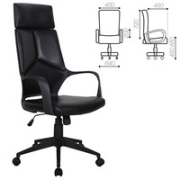 Кресло офисное BRABIX PREMIUM "Prime EX-515", экокожа, черное, 531569