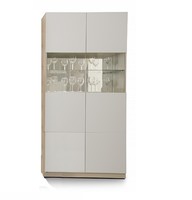 Энни шкаф 2-х створчатый со стеклянными дверцами